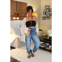 Load image into Gallery viewer, Chambray Paper Bag Waisted Jogger