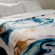 Load image into Gallery viewer, Super Soft Ocean Swirl Blanket