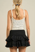 Load image into Gallery viewer, Cute Floral Ribbed Tank Top