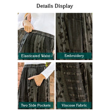 Load image into Gallery viewer, YT Embroidered Maxi Skirt
