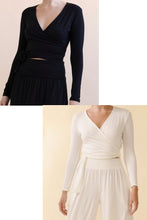 Load image into Gallery viewer, Emilia Bamboo Wrap Top