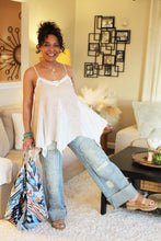 Load image into Gallery viewer, POL Earth Fairy Crochet Lace Top