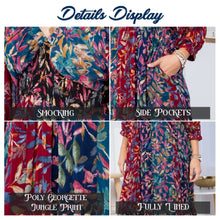 Load image into Gallery viewer, YT Fall Breeze Midi Dress