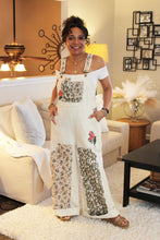 Load image into Gallery viewer, POL Flower Lover Embroidery Patchwork Overalls