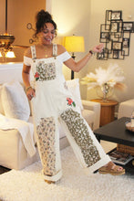 Load image into Gallery viewer, POL Flower Lover Embroidery Patchwork Overalls
