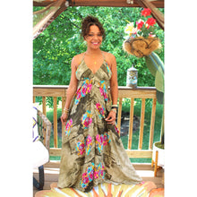 Load image into Gallery viewer, Chateau Silk Maxi Dress