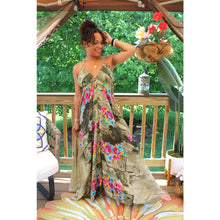 Load image into Gallery viewer, Chateau Silk Maxi Dress