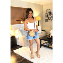 Load image into Gallery viewer, Frayed Hem Denim Shorts