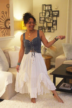 Load image into Gallery viewer, YT Frill Paradise Midi Skirt