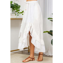Load image into Gallery viewer, YT Frill Paradise Midi Skirt