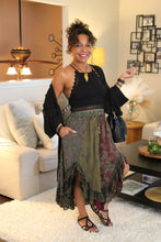 Load image into Gallery viewer, YT Forest Daze Midi Skirt