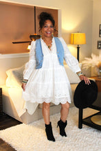 Load image into Gallery viewer, Heaven Sent Eyelet Babydoll Dress