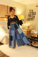 Load image into Gallery viewer, YT Indigo Retro Revival Flare Pants