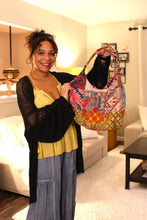 Load image into Gallery viewer, Fusion Recycled Sarong/Sari Tote Bag