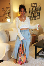 Load image into Gallery viewer, Knit Ruffle Crop Top