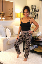 Load image into Gallery viewer, Leopard Print Lux Jogger Pants