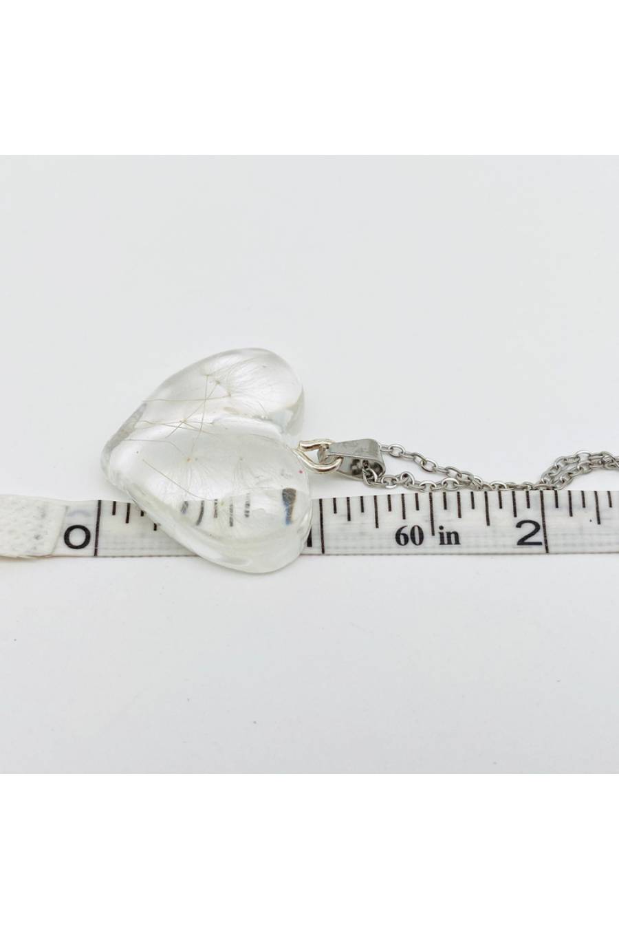 Make A Wish Dandelion Heart Necklace