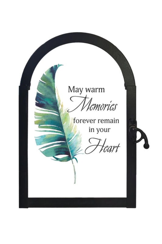 "May Warm Memories Forever Remain" Vintage Lantern