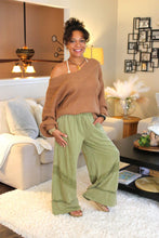 Load image into Gallery viewer, JH Mineral Wash Boho Trim Pants