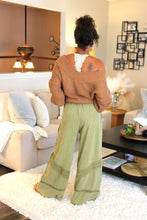 Load image into Gallery viewer, JH Mineral Wash Boho Trim Pants