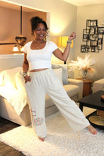 Load image into Gallery viewer, JH Mineral Wash Flower Power Patched Pants