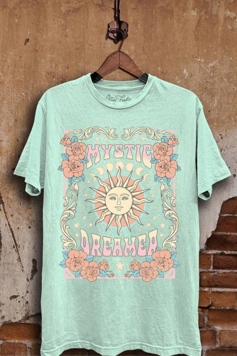 Celestial Mystic Dreamer Graphic T-Shirt