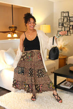Load image into Gallery viewer, YT Mystical Forest Patchwork Midi Skirt