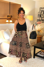Load image into Gallery viewer, YT Mystical Forest Patchwork Midi Skirt