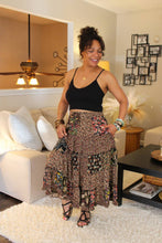 Load image into Gallery viewer, YT Mystical Forest Patchwork Midi Skirt