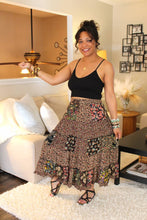 Load image into Gallery viewer, YT Mystical Forest Patchwork Midi Skirt