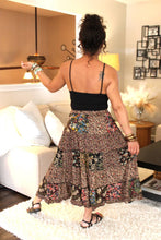 Load image into Gallery viewer, YT Mystical Forest Patchwork Midi Skirt