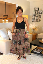 Load image into Gallery viewer, YT Mystical Forest Patchwork Midi Skirt