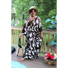 Load image into Gallery viewer, Natural Blossom Maxi Kaftan