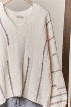 Load image into Gallery viewer, Never Too Many Stripes Oversize Sweater