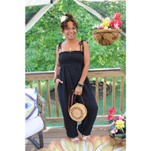 Load image into Gallery viewer, New Wave Tie Strap Jumpsuit