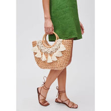 Load image into Gallery viewer, Ocean Tassel Straw Tote