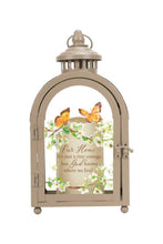 Load image into Gallery viewer, "Our Home God Knows Where We Live" Butterfly Vintage Lantern