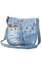 Load image into Gallery viewer, Paige Recycled Jean Crossbody Bag