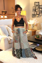 Load image into Gallery viewer, YT Olive Patchwork Delight Pants