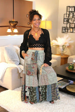 Load image into Gallery viewer, YT Olive Patchwork Delight Pants