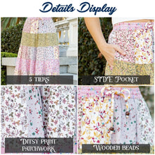 Load image into Gallery viewer, YT Picture Perfect Patchwork Skirt