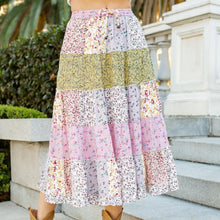 Load image into Gallery viewer, YT Picture Perfect Patchwork Skirt