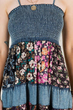Load image into Gallery viewer, YT Boho Moonlit Magic Patchwork Dress