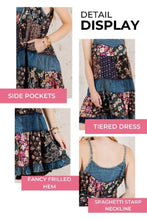Load image into Gallery viewer, YT Flirty Babydoll Patchwork Dress