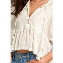 Load image into Gallery viewer, Puff Sleeve Peplum Top