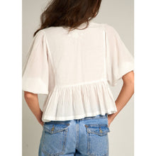 Load image into Gallery viewer, Puff Sleeve Peplum Top