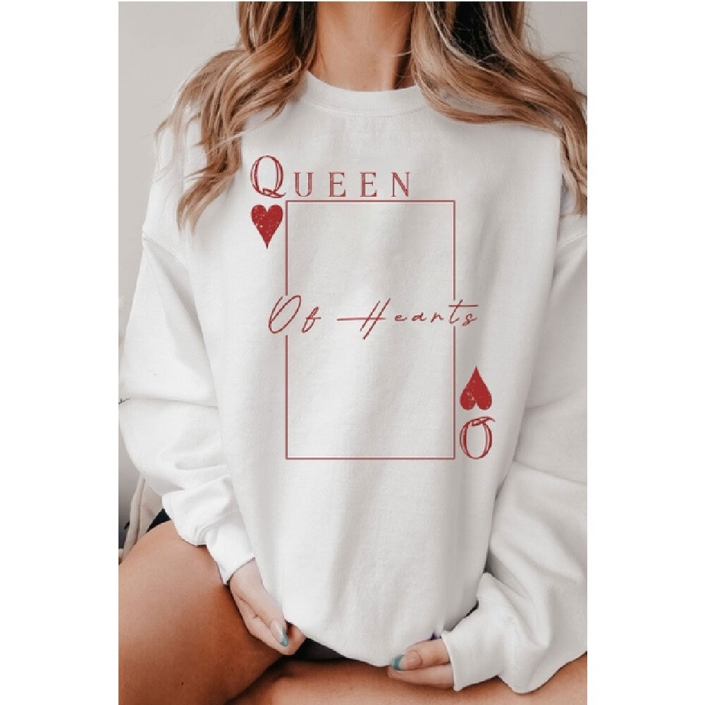 Queen Of Hearts Sweatshirt