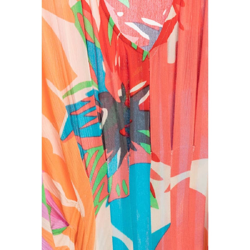 Radiant Flowery Maxi Kaftan