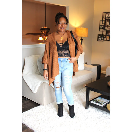 Rib Knit Ruana