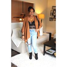 Load image into Gallery viewer, Rib Knit Ruana